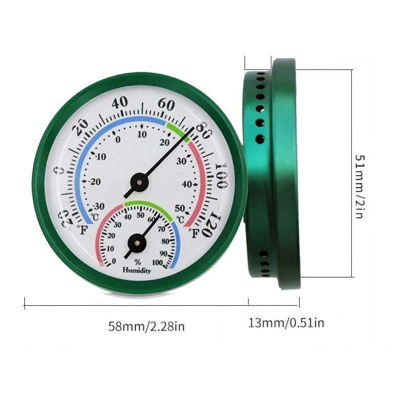 Home Indoor Thermometer Mini Electronic Hygrometer Battery Free Pointer High-precision Instrument Tool