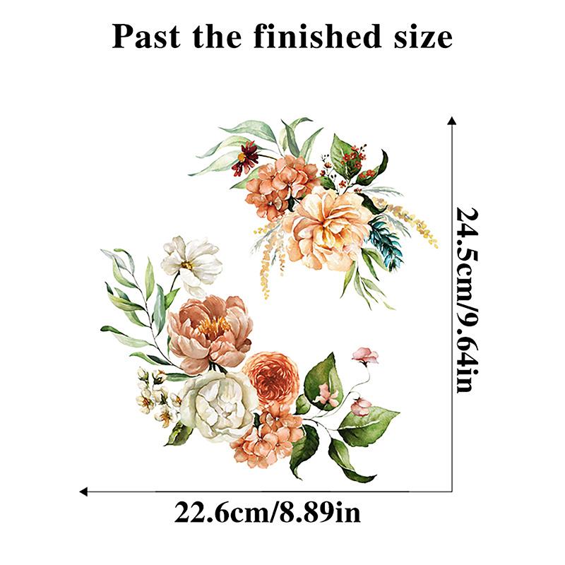 Schmetterlings-Blumen-Toilettensitzaufkleber, selbstklebende Toilettendeckel-Aufkleber, abnehmbare DIY-Aufkleber für Badezimmer, Heimdekoration, Ornamente