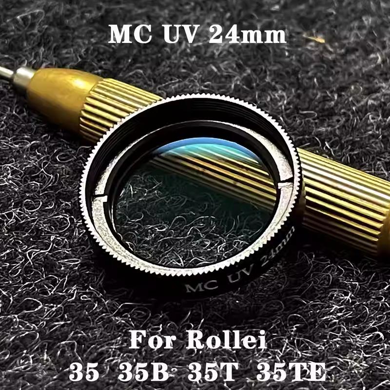 24 30.5 mm MC UV Filter for Rollei 35 35B 35TE 40/3.5 35S 35SE 40/2.8 Camera Lenses Aluminum Alloy Frame Glass Lens Protector 24mm