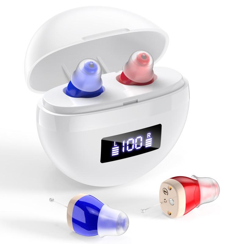 Hearing aids for the elderly, rechargeable noise-canceling hearing aids