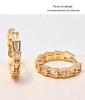 European Style Zirconia Ear Cuff Earring - Lightweight, Luxurious High-End Feel, Cold Style Jewelry for Women.