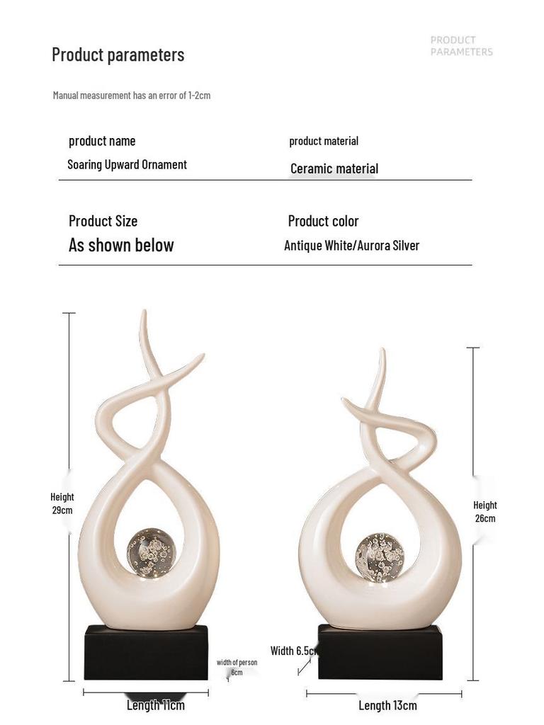 Modern Luxury Decorative Ornaments for Living Room, Wine Cabinet, TV Stand, Office, and Entryway