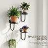 Space Saving Hanging Plant Stand Bonsai Hanging Metal Flower Shelf  Outdoor Gardening