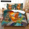 Cartoon Bird Print King Queen Duvet Cover Colorful Cute Pet Birds Bedding for Adult Fashion Animal 2/3pcs Polyester Quilt Cover