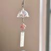 Cute Fruit Keychain Creative Summer Watermelon Pendant Key Chain Beaded Mobile Phone Anti-Lost Lanyard Bag Decorative Keyring