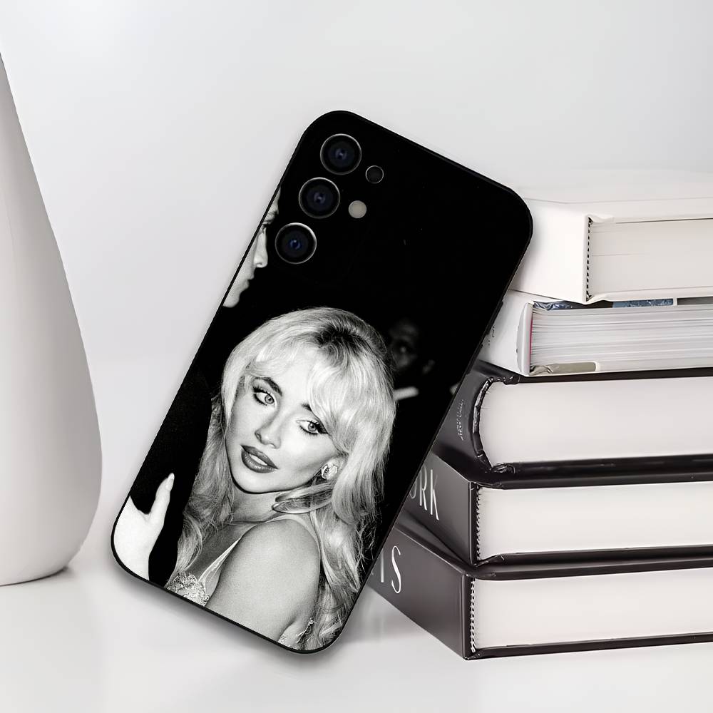

S-Sabrina Carpenter Singer Phone Case For Samsung S25,S24,S21,S22,S23,S30,Ultra,S20,Plus,Fe,Lite,Soft Black Cover Samsung S24