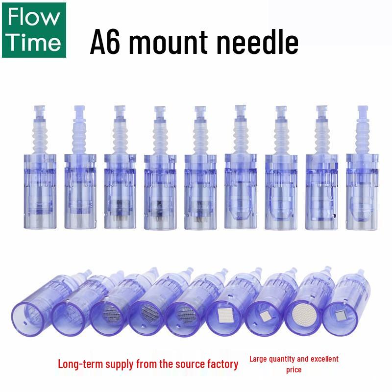 Electric Microneedle Nano Crystal Head A6 Blue Bayonet Consumables 12-Needle
