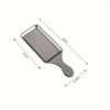 Stainless Steel Rectangular Plate with Handle Made Old Meat Plate Western Food Steak Sushi Plate Flat Bottom Tray