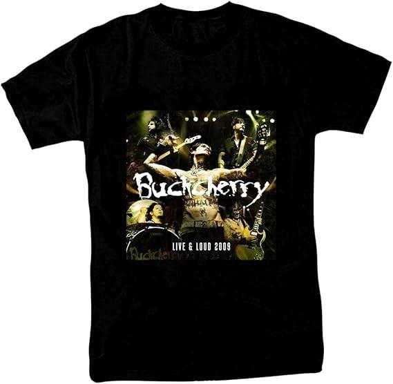 Rare Buckcherry Band Live and Loud T-Shirt Size S to 5XL NE088 Unisex T-Shirt L