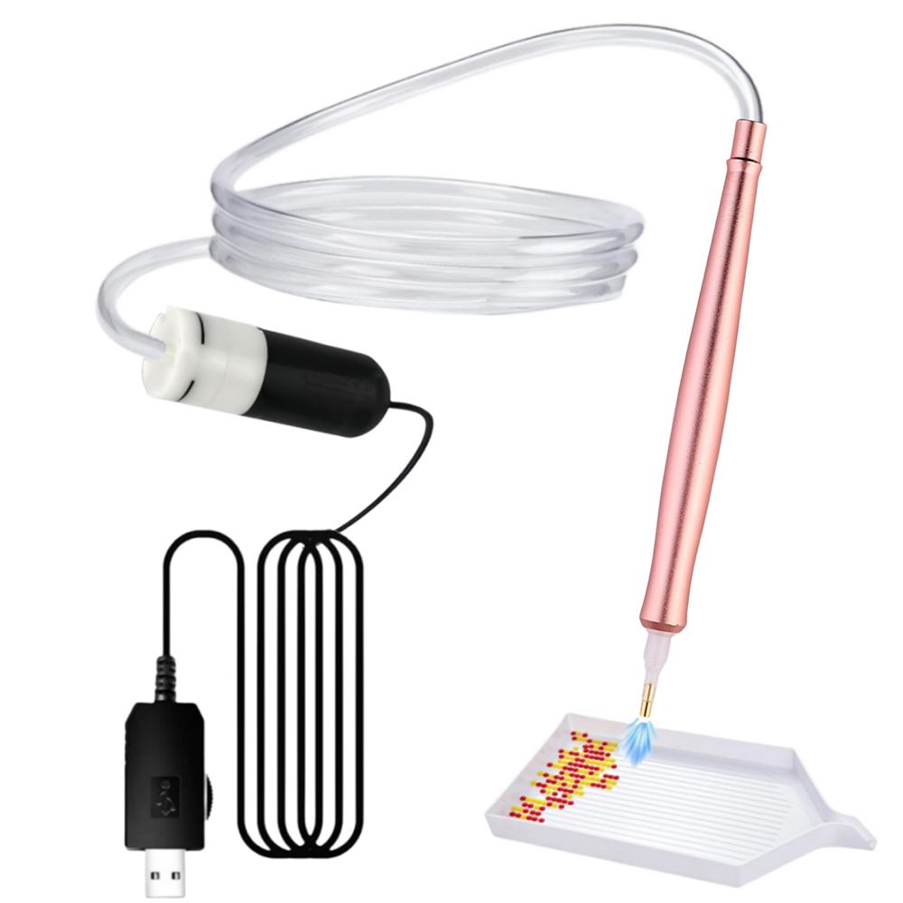 New DIY Diamond Painting Pen, Diamond Painting Cross Stitch Accessories,Drill Art Pen Applicator Bead Accessories Blue/Pink/Gold