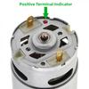 1pc RS550 DC Motor 12V 14.4V 16.8V 18V 25V Motor High Torque Electric Motors With 12 Teeth For Power Tools Robotics