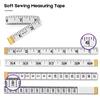 150cm/60" Body Measuring Ruler Sewing Tailor Tape Measure Centimeter Meter Sewing Measuring Tape Soft