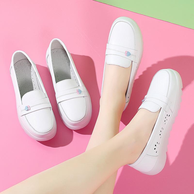 Nurse Shoes Women's Soft Soles Are Not Tired, Medical Shoes Are Breathable, Deodorant and Comfortable, Spring and Autumn Hospital Work White Shoes