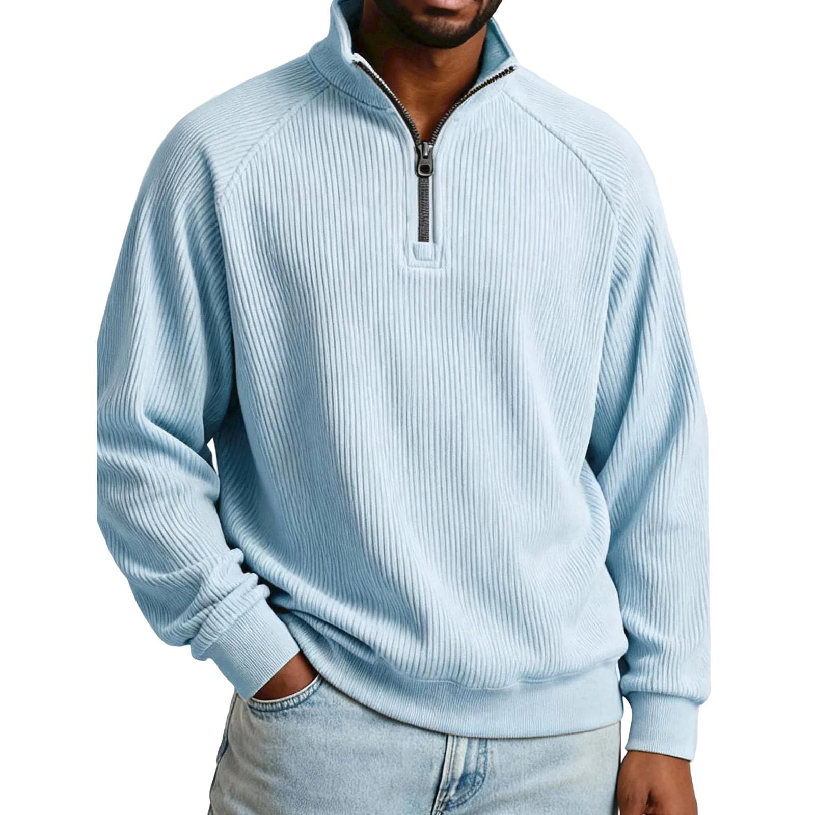 

Men s Casual Collar Sweatshirt L