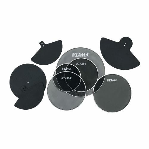 

TAMA Drum Pad Set for Drum Sets, 10 , 12 , 14 x 2, 18 BD, HI-HAT, and CYM x 2 (SPP518CN)