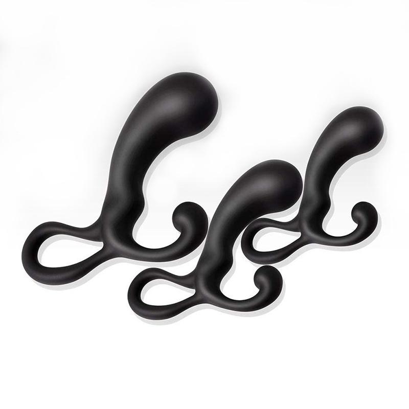 Portable Prostate Massager Masturbator Ass Anal Butt Plug Dilator Dildo Silicone Open G Spot Buttplug Sex Toys For Men Women