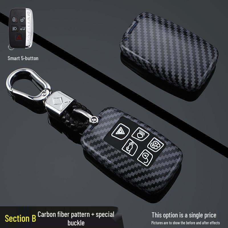 Key Covers Compatible with Land Rover Discovery Sport, Range Rover Evoque, Velar, Freelander, Defender, and Jaguar.