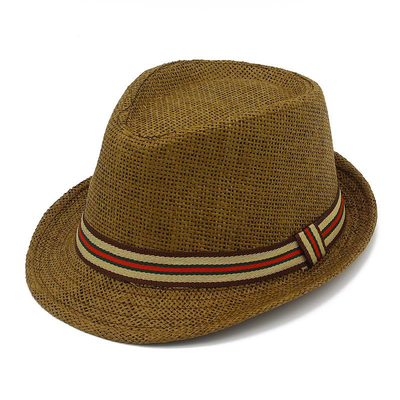 Temu Hot Sale Men's and Women's Straw Hats Dad Summer Sunscreen Top Hats Versatile Travel Beach Hats Ethnic Jazz Hats