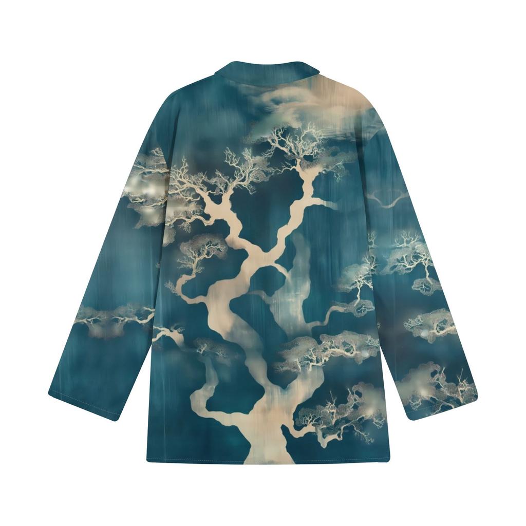 Womens Button Down Shirt Long Sleeve Shirts For Women Print Graphic Blouse Top