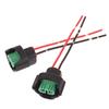 Calm Wish Head Light Coupler Socket Fog Lamp Bulb Relay Harness Female Connector H8 H11 H16 General Purpose 2pcs Set