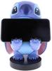 Figurine Disney Stitch - EXQUISITE GAMING - Cable Guys - Support Écouteurs, Smartphone Ou Petit Accessoire - 20 Cm