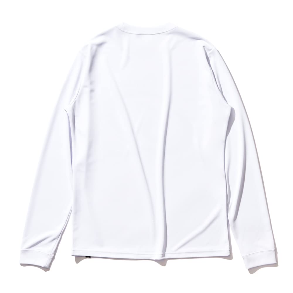 Spalding Volleyball Long Sleeve T-Shirt, Fast Fit, Size S (SMT22183V), White, Large