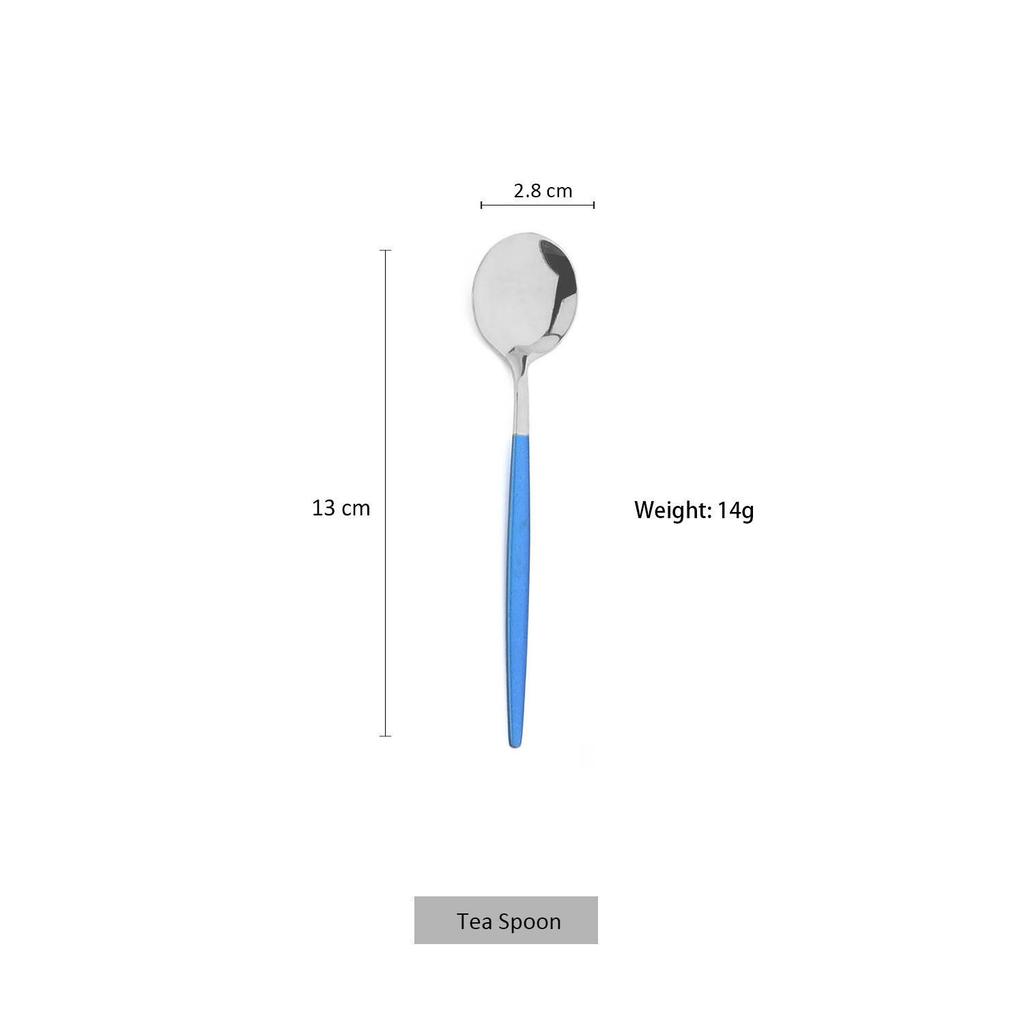 Blue Cutlery Set 18/0 Stainless Steel Gold Dinnerware Set Silverware Flatware Set Dinner Knife Fork Spoon Dropshipping