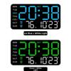 Large Display Digital Wall Clock Week Date Display Electronic Table Clock LED Alarm Clock  Bedroom