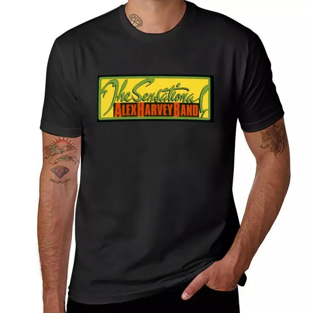 Trendingof The Best Of alex harvey T-Shirt funnys vintage heavy weight t shirts for men