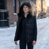 New New Women's Vest Women's Exterior Hooded Autumn and Winter Vest Women's Year Parker Vest Loose Outer Thick