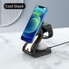 New Release Product 15W Phone Charging Stand 3 in 1 Magnetic Wireless Chargers with Light for Phone for Earphone for Watch Gifts
