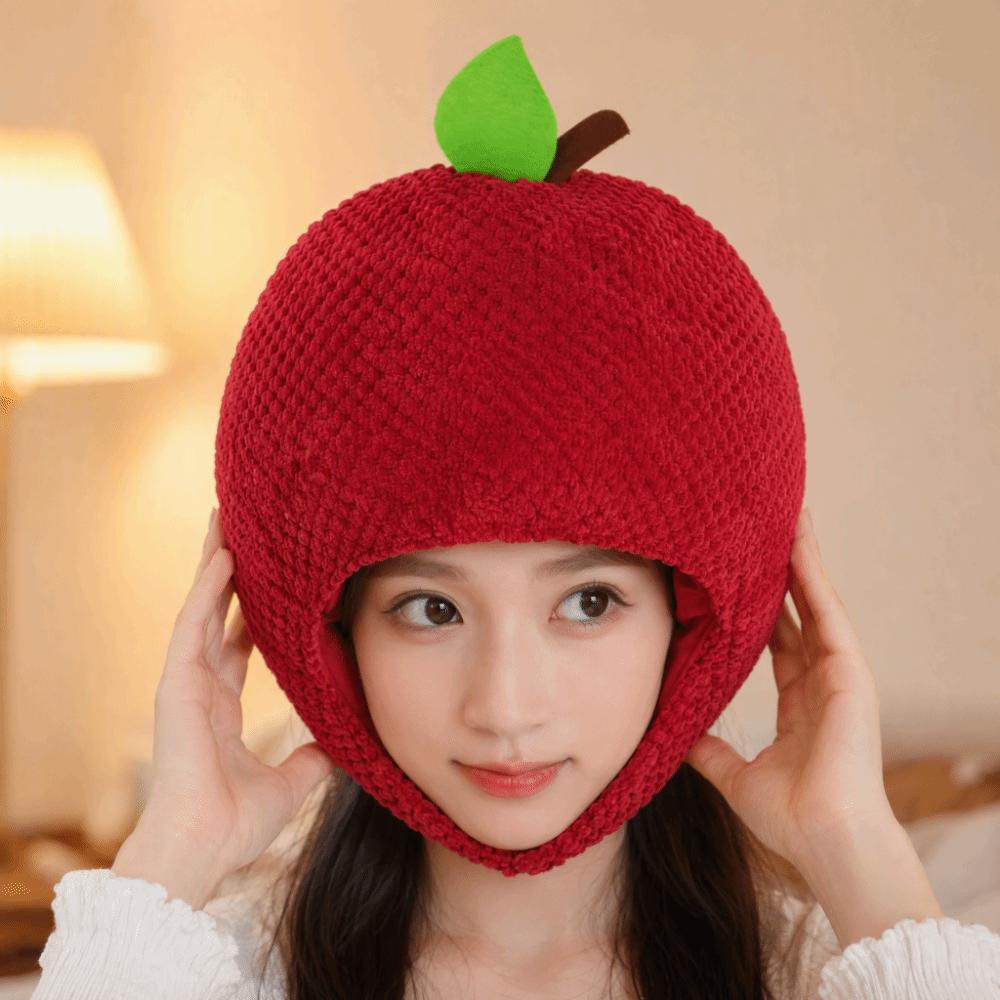 Cartoon Simulation Fruit Hat Funny Lychee Headgear Novelty Party Costume Head Cover  Festival