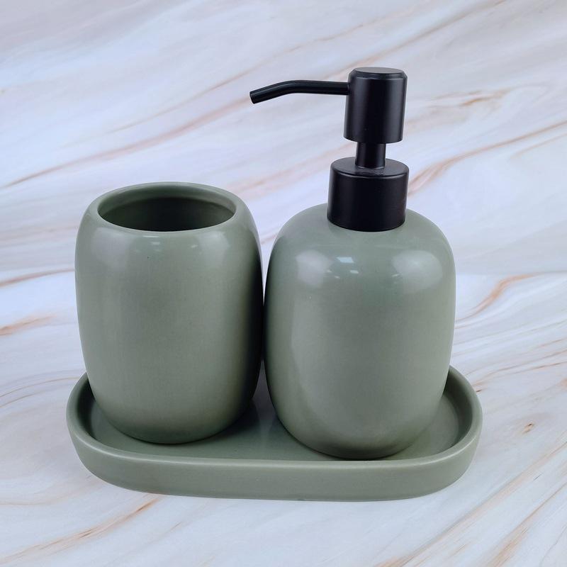 Simple Solid Color Bathroom Wash Set Travel Cup Four-Piece Set Double Home 4-Piece Set Home