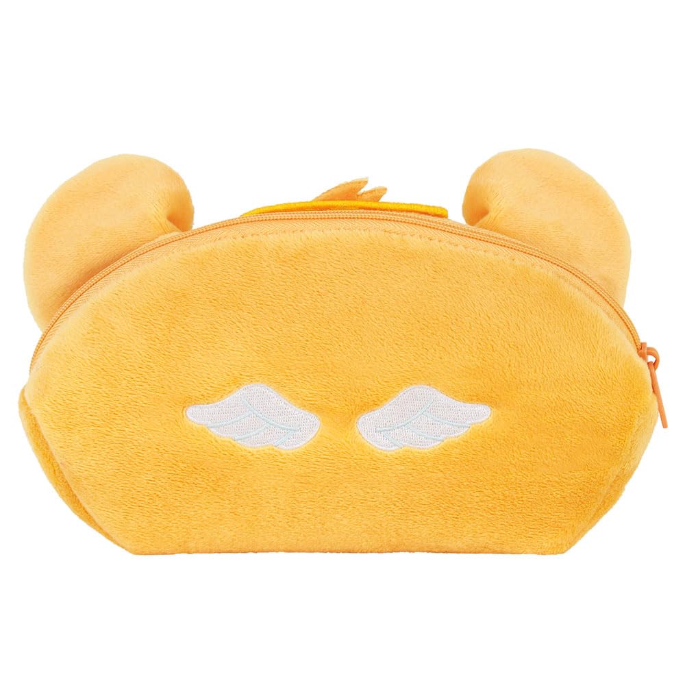 Tees Factory Tom and Jerry Plush Face Pen Angel H105 x W190 x Pouch, Jerry, D40mm, TJ-5544397TJ