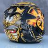 Summer Season Women and Men Helmet Half Helmet Motorcycle Capacete Safety Helmet Golden Bodyguard Helmet Casque ECE Approved