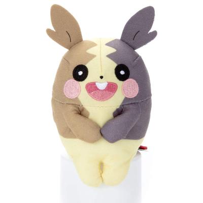 Takara Tomy Arts Pokemon Chokkori-san Morpeko (Fully Full) Plush Toy, Approximately 12cm Tall