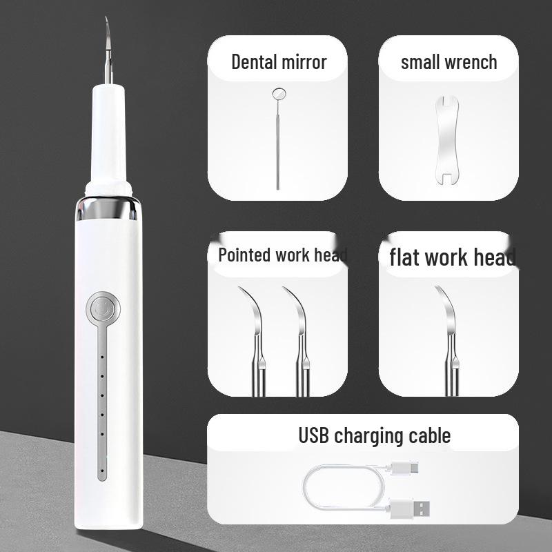 Portable Ultrasonic Dental Scaler & Water Flosser for Oral Care
