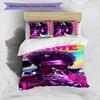 3pcs Custom Name The Weeknd Bedding Set Duvet Cover Closure Includes 1 Duvet Cover & 2 Pillowcases for All Seasons Bedroom Decor