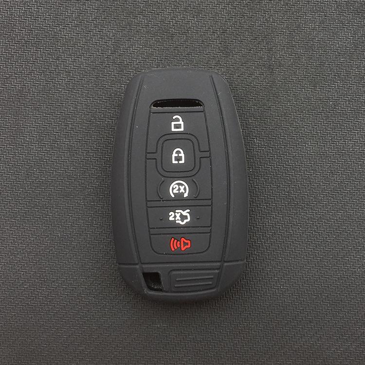 silicone car key cover case for lincoln Lincoln NAUTILUS NAVIGATOR 5 button key