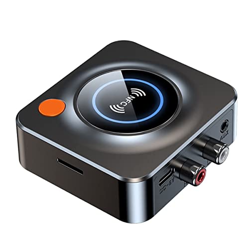 

eppfun AK3040R Bluetooth 5.3 Audio Receiver, NFC + 3.5mm AUX/RCA/TF Card Slot, AAC Support, for Wired Speakers or Home Streaming Music Systems, Charge