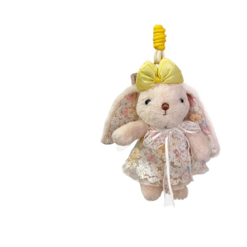 Süßer Hase Plüschtier Tasche Anhänger Mit PP-Baumwollfüllung Für Kinder Und Jugendliche