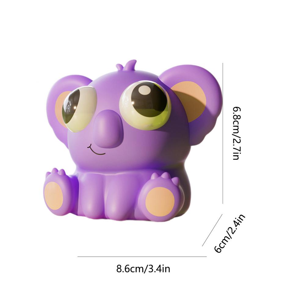 Cartoon Pop Eyes Squeeze Toys Slicone Squeeze Toy Car Dashboard Ornaments Novelty Auto Accessories For Kids Children