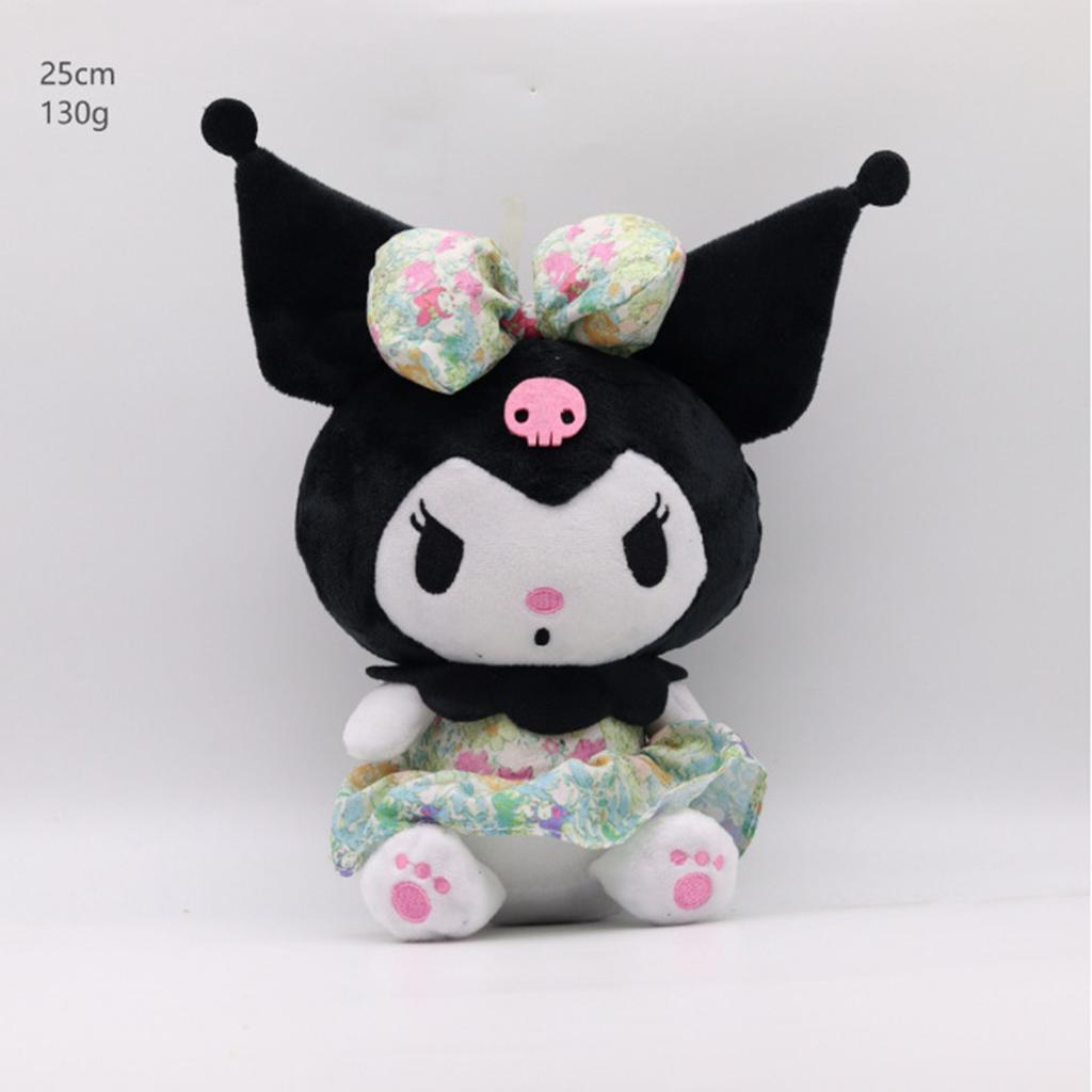 Cute Sanrio Kuromi Hello Kitty MyMelody Cinnamoroll Pochacco Kawaii Plush Toy Doll Children's Birthday Gifts And Christmas Gifts