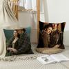 Jamie Fraser Tv Show Outlander Pillow Case Office Cushions Suitable For Sofa Car Bedroom Decorative Cushion Cover