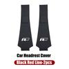 Car Leather Headrest Protective Cover Storage Bag For Volkswagen VW R Tiguan CC Jetta Polo Golf Passat T-ROC AY5
