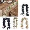 6,56ft Realistische künstliche Blätter Hängepflanzen Ornament Erntedank Herbstdekoration für Kaminsimse Fenster Wand Halloween