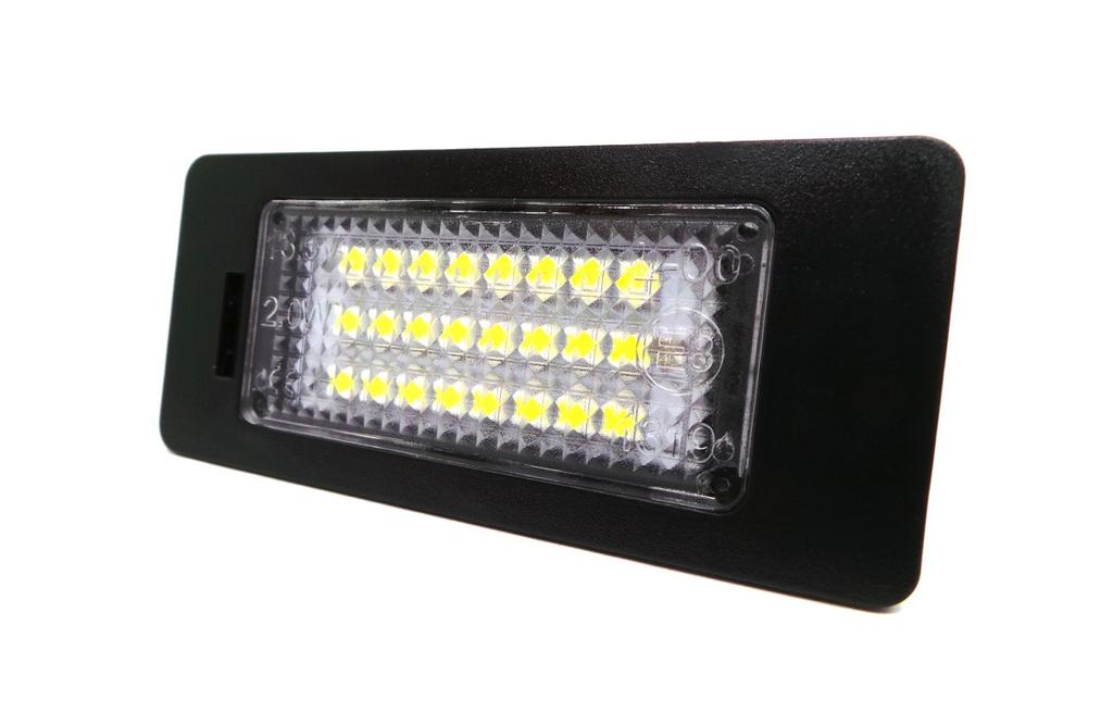 LED License Plate Lights 2x650lm, Set of 2 Compatible with BMW, 12V, Off-Road