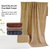 OEM/ODM Luxurious Customizable logo Lager Sizes High Gsm Thickened Non-depilatory Non-fading Skin-friendly Microfiber Bath Towel