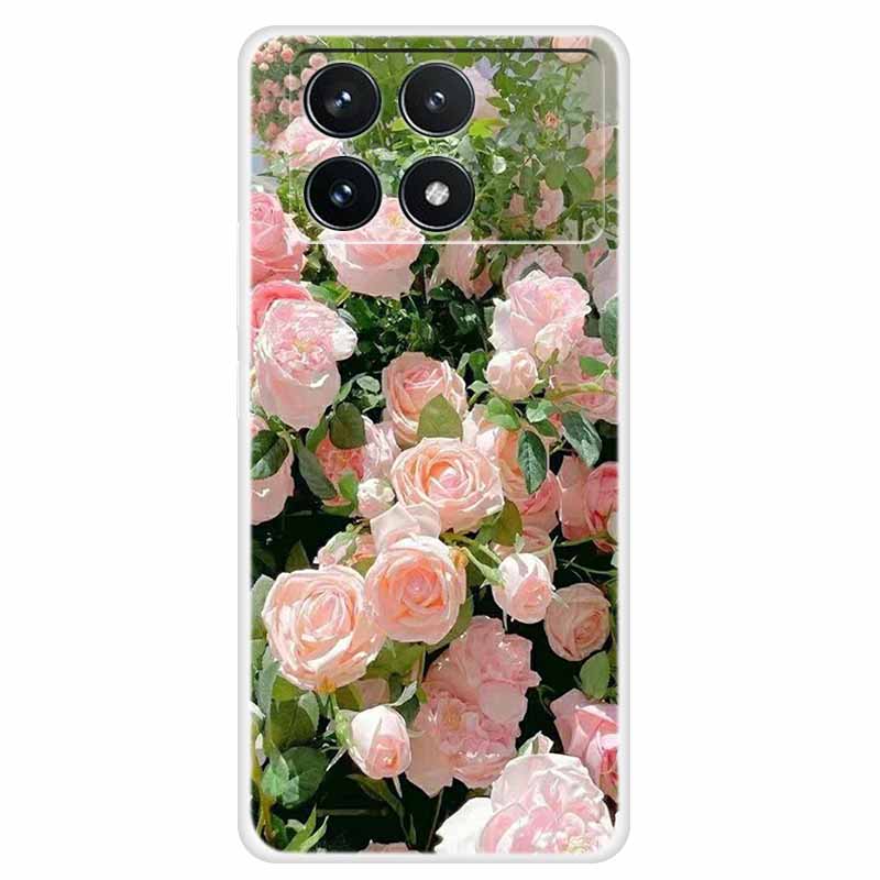 

Clear Cover For Xiaomi Poco F6 Pro Case 2024 Paint Soft Silicone TPU Back Cases For Xiaomi Poco F6 Pro 5G Phone Cover Capa Coque -Poco F6 Pro