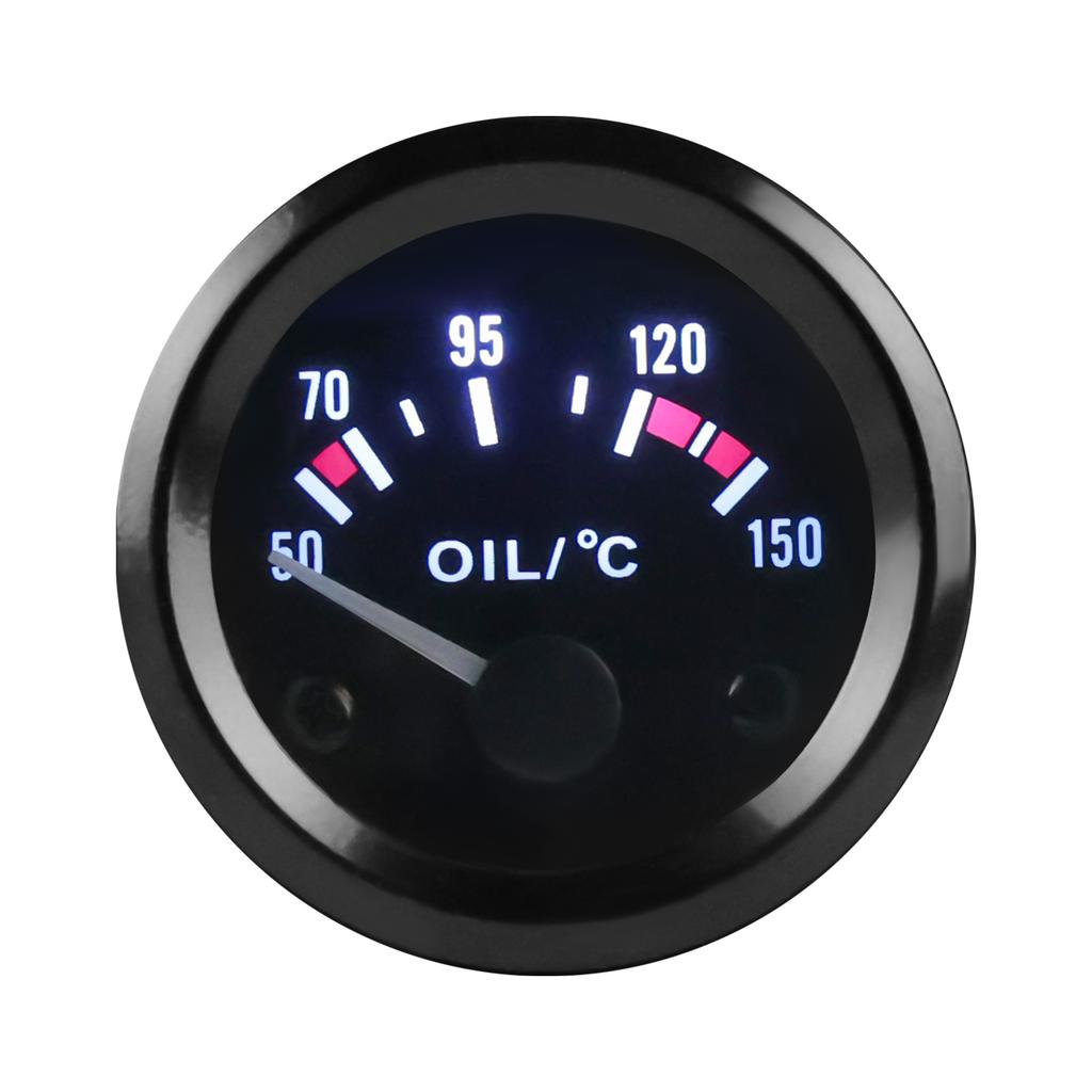 2" 52mm Oil Temp Temperature Gauge Meter Kit 50-150℃ Digital LED Display DC12V for Car Truck Vehicle Automotive